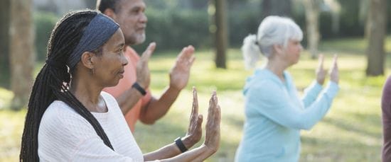 Tai Chi Mirrors the Benefits of Conventional Exercise in Adults with Central Obesity